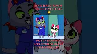 Restroom Choices 🤔 Fun Potty Training amp Hygiene Tips for Toddlers 😻 Purr Purr [upl. by Essiralc]