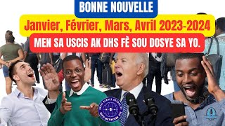 USCIS FÈ MOUN JANVIER FÉVRIER MARS AVRIL 20232024 YO KONTAN [upl. by Dyan]