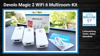 Devolo Magic 2 WiFi 6 Multiroom Kit Mesh WiFi Adapter 8957 📡 Mesh WiFi überall bis 2400 Mbits [upl. by Finbur]