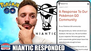 NIANTIC RESPONDED BUT IS IT ENOUGH HEAR US NIANTIC COMMUNITY RESPONSE  Pokémon GO [upl. by Amiarom602]