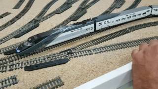 Repainted and customized Jouef BW Amtrak [upl. by Abihsat]