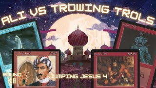 Old School Magic Ali VS Trowing Trols  Jumping Jesus Round 3 A [upl. by Dlareme66]