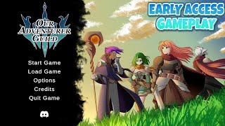 Our Adventurer Guild  Early Access First Impressions Gameplay [upl. by Mora]