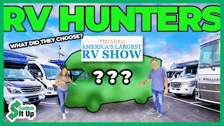 Hershey RV Show RV Hunters We follow a couple as they search for their new RV [upl. by Eliseo]