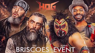 The Briscoe Brothers vs Mane Event  House of Glory Wrestling Tag Team Championship Match [upl. by Notaek]