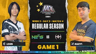 MDL PH S4  W4D2  OMGN VS MM  GAME 1 [upl. by Ralina]