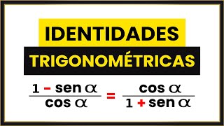 IDENTIDADES TRIGONOMÉTRICAS  Explicación Fácil Desde CERO 3 Ejercicios Resueltos [upl. by Fitts]