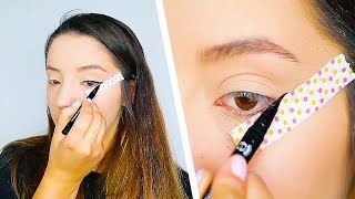 8 Easy Eyeliner Tutorials For Beginners [upl. by Nnairret]