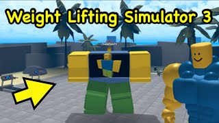 ITS BACK Weight Lifting Simulator 3 Roblox [upl. by Dasha]