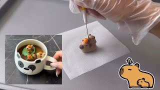 Capybara Meringue Cookies Tutorial [upl. by Janessa]