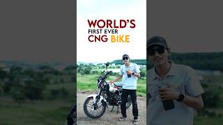 Worlds First Ever CNG Bike 🏍 😱 bike cngbike travel shortsviral [upl. by Alisha794]