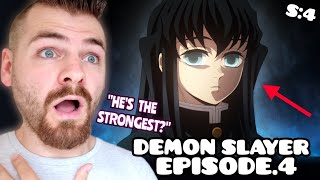 DONT PSS HIM OFF  DEMON SLAYER  EPISODE 4  SEASON 4  New Anime Fan  REACTION [upl. by Harat]