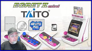 The Taito Mini Arcade Machine Just Announced Rotating Screen SD Card Slot  Tons MORE Egret II [upl. by Sayles]