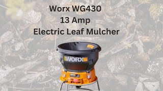 Leaf Mulcher  Worx WG430 13 Amp Electric Leaf Mulcher [upl. by Quintessa]