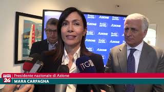 Lamezia Terme CZ Al congresso di Azione presente la presidente nazionale Carfagna [upl. by Nitsraek]