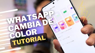 ¡WHATSAPP CAMBIA DE COLOR 🚀 Activa los NUEVOS TEMAS AHORA ✨ [upl. by Atineb692]