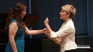 Joyce DiDonato Master Class October 2016 Mozart’s “Parto ma tu ben mio” from La clemenza di Tito [upl. by Barbuto840]