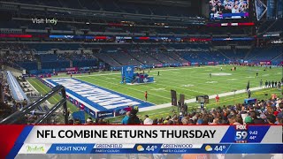 NFL Combine returns to Indy [upl. by Nedmac394]