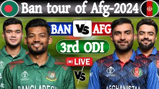 Bangladesh vs Afghanistan Score  Live Cricket Match Today  BAN VS AFG LIVE 3RD ODI [upl. by Ardene]