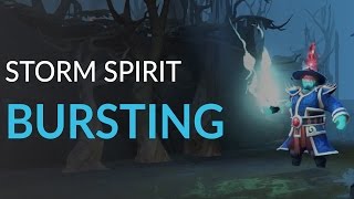 How to Burst as Storm Spirit in 685  DotA2 Guide by 6200MMR HuntaeLa [upl. by Sirob]