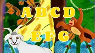 ABC Alphabet Phonics Part 1 A B C D E F and G  CoConut  Nursery Rhymes amp Kids Song [upl. by Nerej]