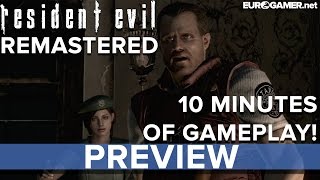 Resident Evil 1 Remastered  10 minutes of gameplay  Eurogamer Preview [upl. by Scevor]