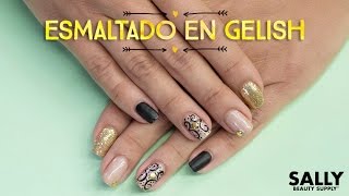 Decoración de Uñas con Esmalte en Gel GELISH [upl. by Bowden655]