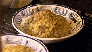 Wild Mushroom Rissotto by Giorgio Locatelli  Ainsleys Gourmet Express  BBC Food [upl. by Ahsoet507]