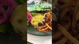 Dive into Deliciousness The Cookshop Burger in Manhattan [upl. by Senzer]