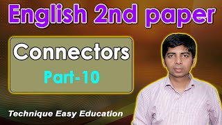 Connectors  Part10  English 2nd Paper  English Grammar  Eight Nine Ten SSC HSC  Ponkoj sir [upl. by Aerdma]