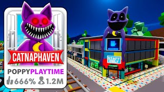 I CREATED Brookhaven for CATNAP from Poppy Playtime 3 [upl. by Airalednac]