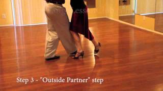 Argentine Tango 8 Step Basic with Instructions [upl. by Egidio]