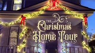 Christmas Home Tour Christmas Decorating Ideas  Historic House Tour Vlog  Christmas Lights [upl. by Herc138]