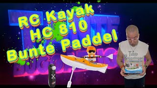 RC Kayak HC 810 Bunte Paddel [upl. by Nicolette]