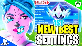 NEW BEST Controller SETTINGS  Sensitivity in Chapter 5 Fortnite Tutorial [upl. by Eetnahc300]