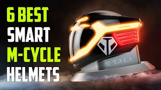 Best Smart Motorcycle Helmets 2024  The Only 6 You Should Consider Today [upl. by Atirb63]