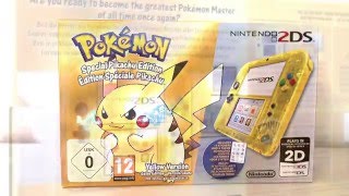 Pokemon yellow 2DS unboxing [upl. by Agiaf]