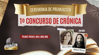 1º Concurso de Crónica Ceremonia de premiación [upl. by Aniluj]