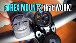 Garmin eTrex mounts  adapters for Bikepacking  MTB that actually work [upl. by Sansone409]