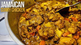 HOW TO MAKE JAMAICAN CURRY CHICKEN  Hawt Chef [upl. by Giarc]