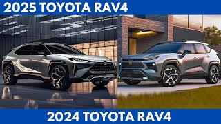 New 2025 Toyota RAV4 Vs 2024 Toyota RAV4 a Sibling Rivalry Comparison [upl. by Edy]