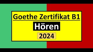 Goethe Zertifikat B1 Hören Modelltest mit Antworten am Ende  Vid  212 [upl. by Esil257]