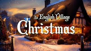 An English Village Christmas  8 hrs of Beautiful English Cottages and Relaxing Christmas Music [upl. by Dnomad]