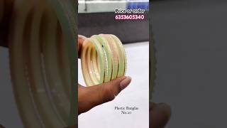 Plastic banglesunique designaffordable pricewomen fashion imitationjewellery jewellery [upl. by Nolita]