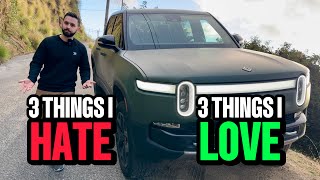 What I HATE amp LOVE About My Rivian R1T Truck [upl. by Leuqer]