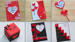 6How To Make Valentines Day Greeting CardHandmade Valentines Day CardValentines Day Card Making [upl. by Ellerey936]