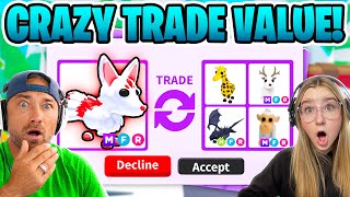 Trading The BEST NEW WINTER MEGA in Adopt ME Roblox [upl. by Clarisse]