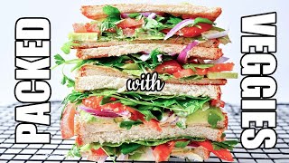 Fresh amp Crunchy Salad Sandwich [upl. by Noevad]