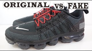 Nike Air Vapormax Run Utility Original amp Fake [upl. by Suissac]