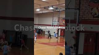 Chase down block basketball lumberton [upl. by Isborne387]